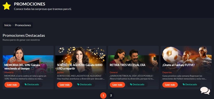 Promociones de juegaenlinea