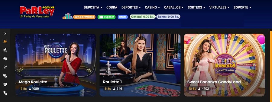 Casino en vivo en parley